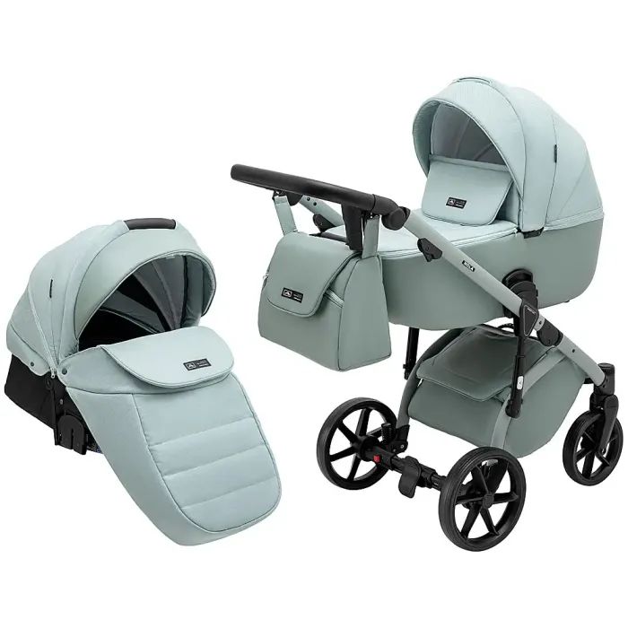 Коляска Adamex 2 в 1 Nola Natura 8 mint Фото